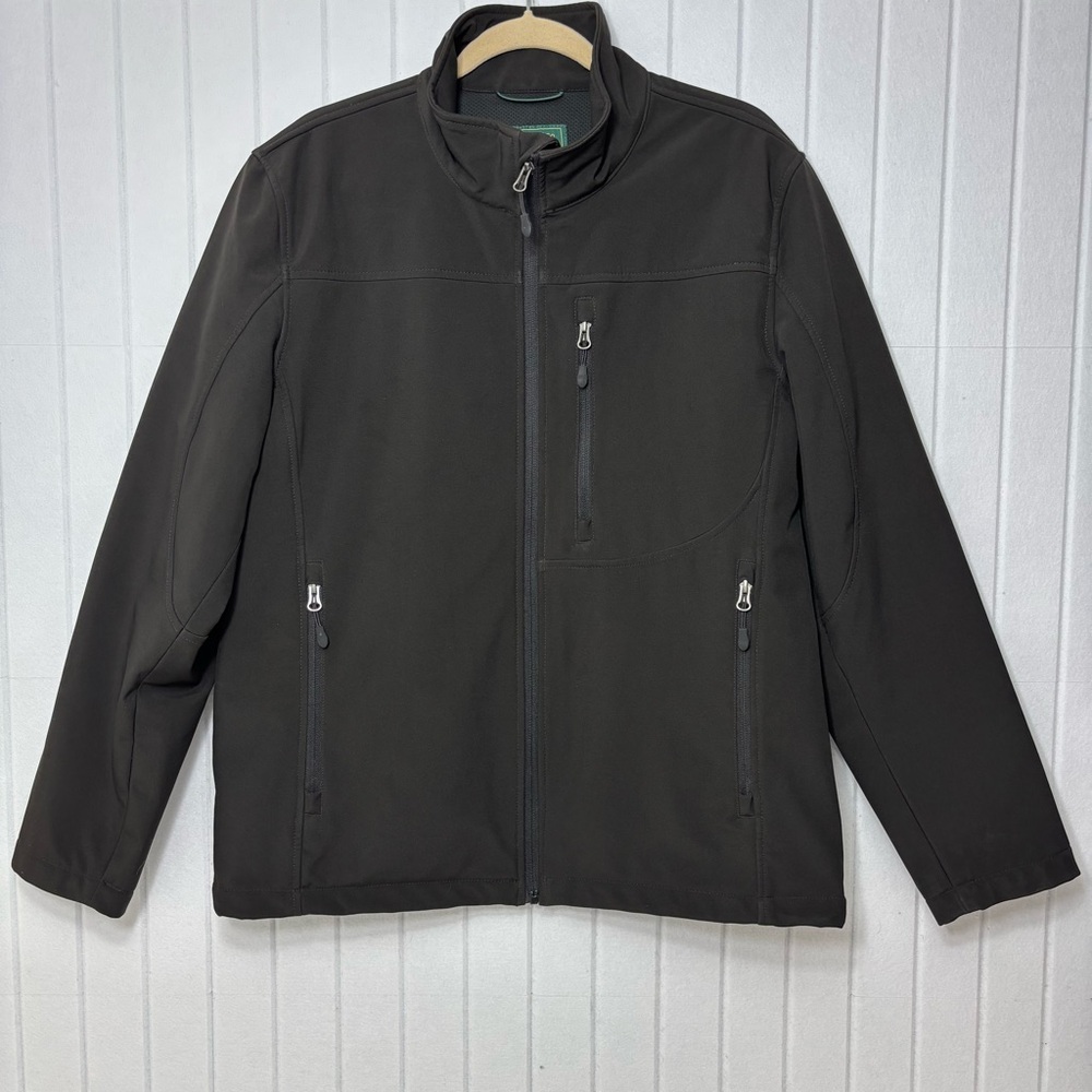 G.H. Bass & Co. Men's Black Soft-shell Jacket size L